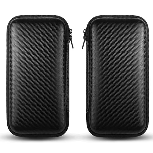 iMangoo Travel Essential Electronics Organizer Charger Case Carrying Pouch - color: FiberBlack, size: Small