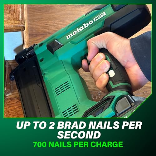 Metabo HPT Brad Nailer, 18 Gauge Cordless, 18V Kit, NT1850DG - style: NT1850DG - Includes Battery and Charger
