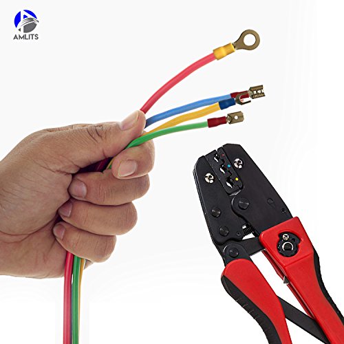 300 PCS Insulated Wire Electrical Connectors - Butt, Ring, Spade, Quick Disconnect - Crimp Terminals Connectors Assortment Kit