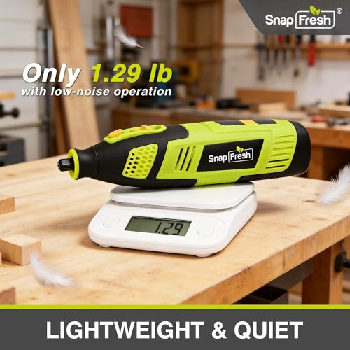 SnapFresh 12V Cordless Rotary Tool Kit, 32,000 RPM, 111 Accessories - size: 12