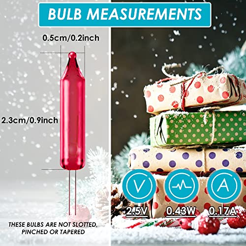 allsun Christmas Light Tester with 50pcs 2.5V Bulbs, Non-Contact Voltage Tester and Repair Tool, 12-600Vac Christmas Tree Light Tester for Holiday String Lights, Bulb and Fuse Checker - style: Light Tester+50pcs Blubs, Christmas Light Repair Tools