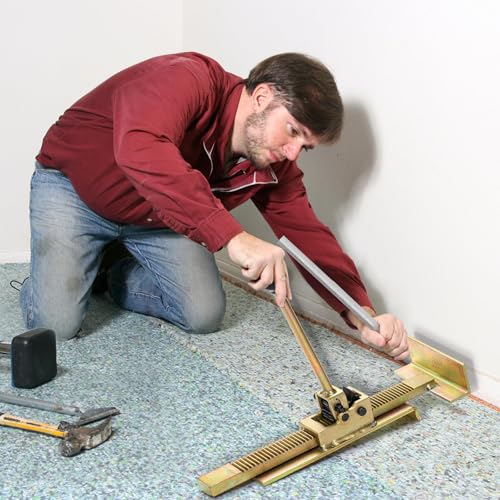 Yesland Flooring Jack, Professional Hardwood Flooring Jack and Positioning Tool for Straightening and Installing Laminate Hardwood Wood Tile Floor Without Pry Bars and Crowbars
