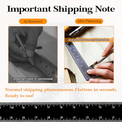 Carpenter Square 8x12 in Framing Square Heavy-Duty Carbon Steel Framing Tool with Dual-Scale (Imperial/Metric) High-Quality L-Ruler Square Tool for Builders and Carpenters