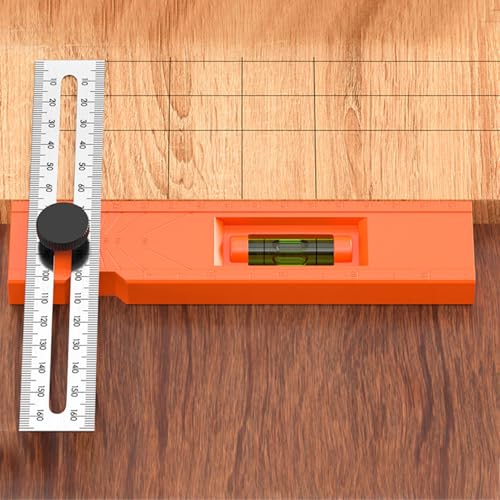 Adjustable Marking Protractor, Foldable Multi Angle Ruler