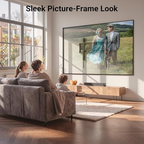 BONTEC Heavy Duty Fixed TV Wall Mount, 43-100 Inch TVs, Max VESA 800x600mm - size: 43-100 Inch