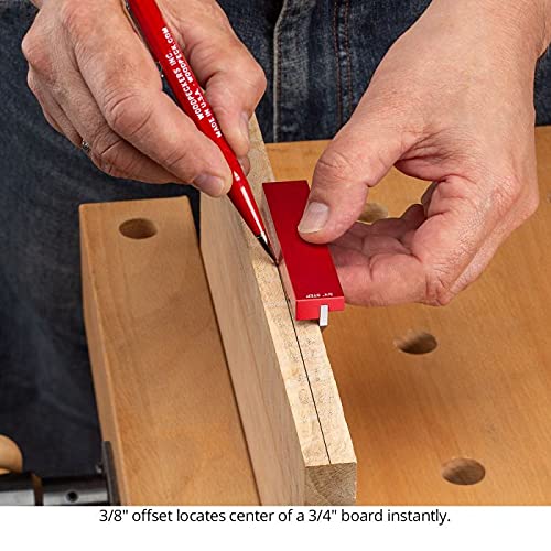 Woodpeckers Delve Square, 10-in-1 Woodworking Layout Tool, 3.5 & 6 Inch Set, Stainless Steel, Feature Packed Carpenter Square - color: Stainless Steel, style: Kit - 3.5 & 6 Inch