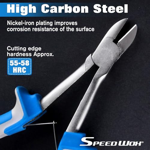 SPEEDWOX Long Reach Diagonal Pliers 6 Inches Wire Cutting Pliers - style: Diagonal Pliers