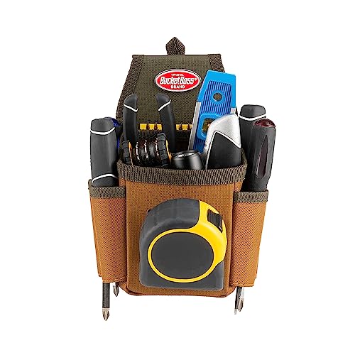 Bucket Boss - Utility Plus Pouch with FlapFit, Pouches - Original Series (54175), Brown - size: (Pack of 1)