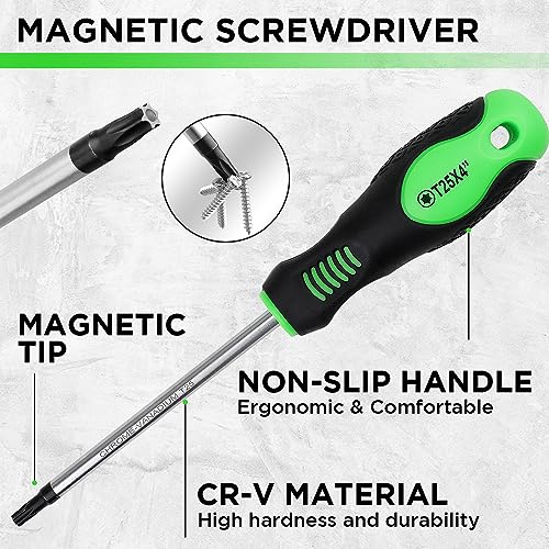 SWANLAKE 86PCS Magnetic Screwdriver Set,Includes Slotted/Phillips/Torx Mini Precision Screwdriver, Replaceable Screwdriver Bits and nut drivers With Sturdy tool box - style: 86-Piece Magnetic Screwdriver Set
