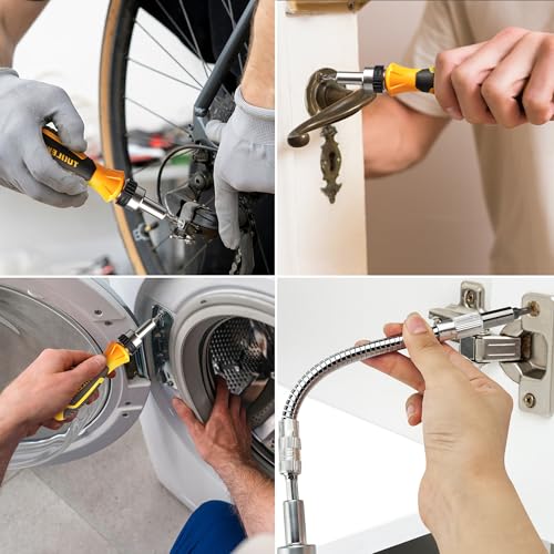 58 in 1 Ratcheting Screwdriver Set with Flexible Shaft
