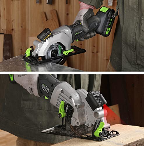 GALAX PRO Cordless Circular and Reciprocating Saw Combo Kit - style: 4-1/2"Cordless Circular Saw Combo Kit