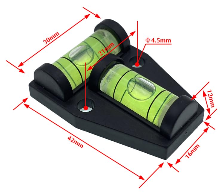 The T-level consists of GFNT tools, horizontal instruments, horizontal bubbles, trailers, three legs, machinery, and shelves with mounting holes (small non-magnetic) - color: Small Non-magnetic