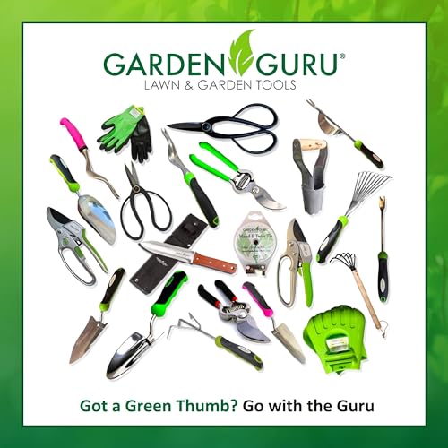 GARDEN GURU Folding Pruner Saw with Ergonomic Handle & Safety Lock – Non Slip – Rust Resistant Hardened Steel – Professional Grade Sawtooth Blade – for Pruning Trimming Camping Clearing - size: 1 Pack