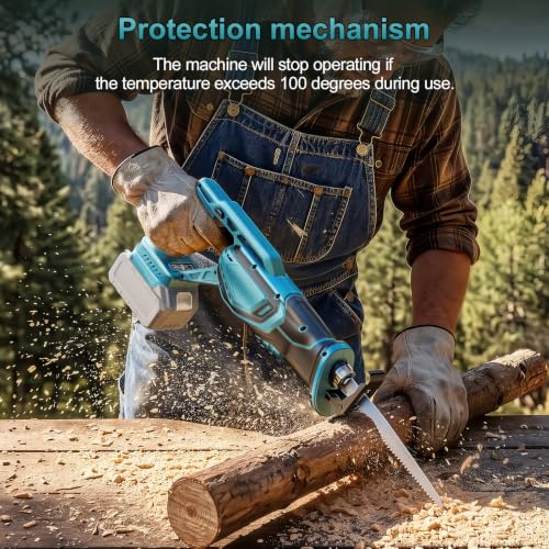 Cordless Reciprocating Saw Compatible with Makita 18V Battery (No Battery)