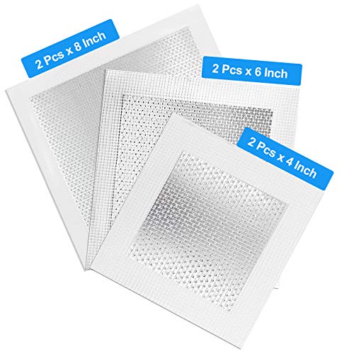 6pcs 4/6/8 Inch Drywall Repair Patch - size: 4", 6", 8", 6 PCS