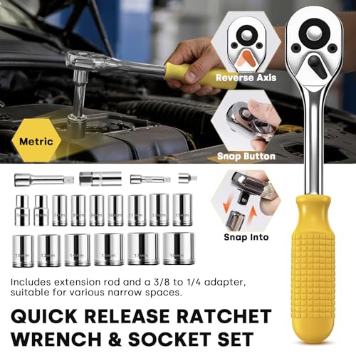 Enventor Tool Set with Molded Storage Case, 231 Pieces - size: Large tool set-231PCS