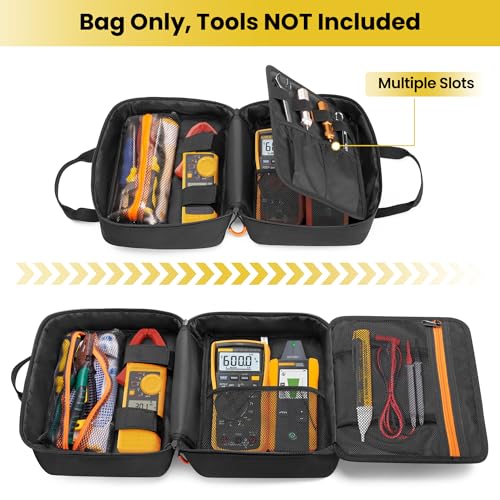 Rexmica Carrying Bag Fits for Fluke Digital Multimeter/325 Clamp Multimeter