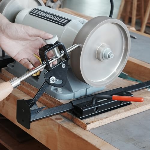 BG-GRIND4 4PCS Set Complete Grinding Jig System for Wood Chisels, Grind Sharpening System to Sharpen Lathe Turning Tools, Chisels, Skews, Bowl Spindle Gouges etc. - color: Bg-grind4