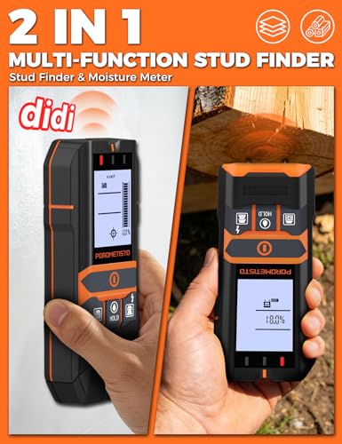 2 in 1 POROMETISTO Stud Finder and Moisture Meter