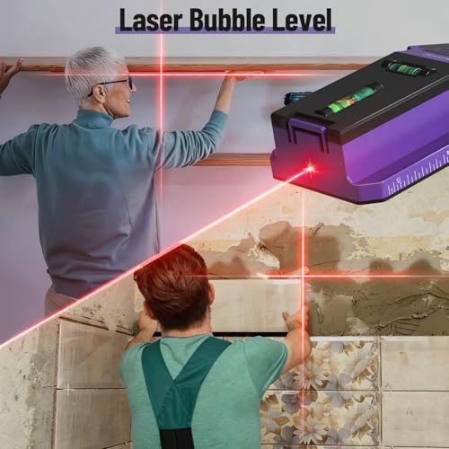 SUNMAY 7-in-1 Stud Finder Wall Scanner with Laser Level