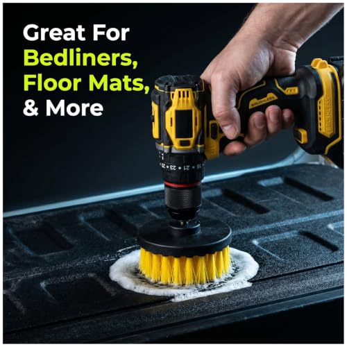 10pcs Drill Brush attachments for Cleaning Scrub Brush for Drill Drills brushs Set Drills brushs for car Detailing dril Brushes Power Scrubber for Bathroom Surfaces Tub Grout Shower Car