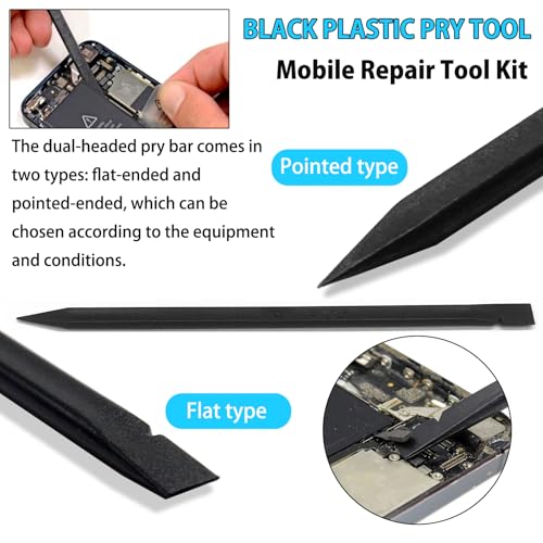 Spudger Tool Kit, 23 Pcs Cell Phone Repair Tool Kit, Pry Tools for Electronics, Metal Spudger, Plastic Pry Tool, Screwdrivers/Tweezers/Spudger Kits for iPhone, Laptop, Tablet, Computer, iPad
