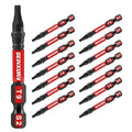 Geinxurn 15 Pieces T9 Impact Tough Magnetic Screwdriver Bit Set, 2 In. #9 Torx Head power Bit Set, S2 Alloy Steel T9 Star Bit - size: 2"-15PCS, style: T9