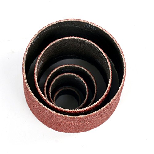 8milelake 25pcs Drill Press Sanding Drum Kit Sanding Round Drum Set