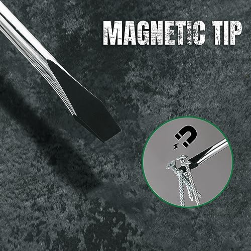 SK 6-Piece Slotted Screwdriver Set, Magnetic Screwdriver Set, S2 Steel - style: Slotted