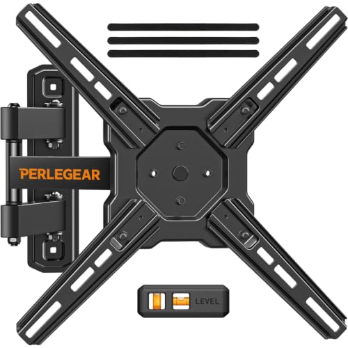 Perlegear Full Motion TV Wall Mount for 26–50 inch TVs up to 55 lbs - size: for 26-50 inch TVs