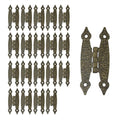 T Tulead H-Shape Cabinet Hinges Bronze Door Hinge 3.5"×1.46", 20PCS - color: Bronze-20pcs