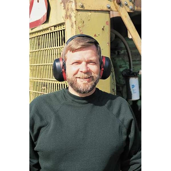 3M PELTOR Hearing Protection Optime 105 Earmuffs, E-A-Rfit Compatible, Assembly, Sanding, Grinding - size: One Size, style: Over-the-head