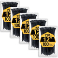 Zip Ties Heavy Duty 12 inch (500 Pack), Heavy Duty Cable Ties with 220 lb Tensile Strength for Outdoor Use, Black Wire Ties by ANOSON - size: 12"/500 Pack (220 Lb)