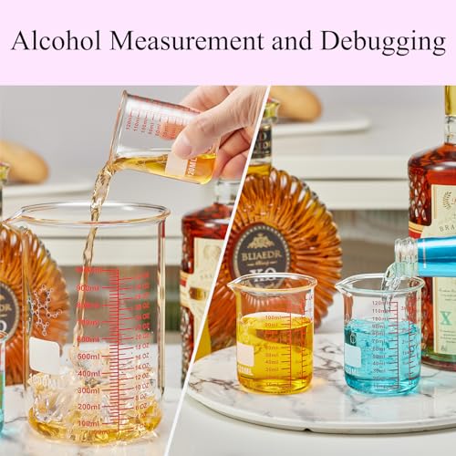 High Borosilicate Glass Measuring Cup-V-Shaped Spout,120ml(4OZ) Glass Measuring Beaker for Kitchen or Restaurant, Easy to Read(Pack of 2) - size: 120ml (4oz) - Pack of 2