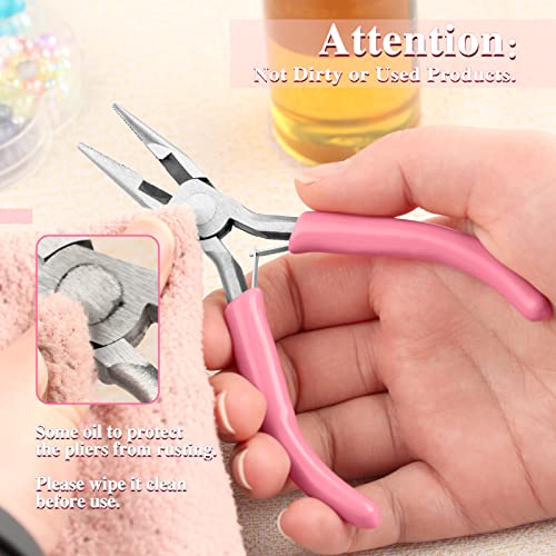 5-Inch Long Nose Pliers with Wire Cutter, Serrated Jaws - style: Long Nose Pliers