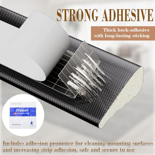 16.4 Ft Wedge Foam Weather Stripping Door Frame Seal,Black - color: Black, size: 16.4 Ft