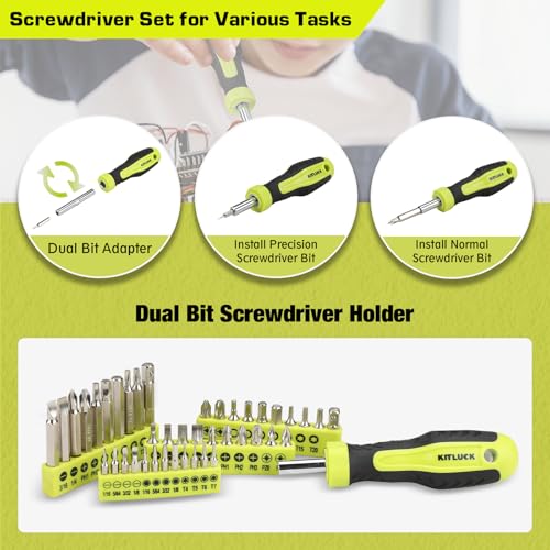 KITLUCK Power Drill Set, 180Pcs Home Hand Tool Kit with 8V Drill, Portable Tool box Kit with Screwdriver, Plier, Wrench, Socket, Harmer, Household Cordless Drill Set for Men Women Home - size: 180Pcs