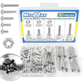 1/4-20 x 1/2" to 1-1/2" Pan Head Machine Screws Kit for Furniture Assembly - size: 1/4-20