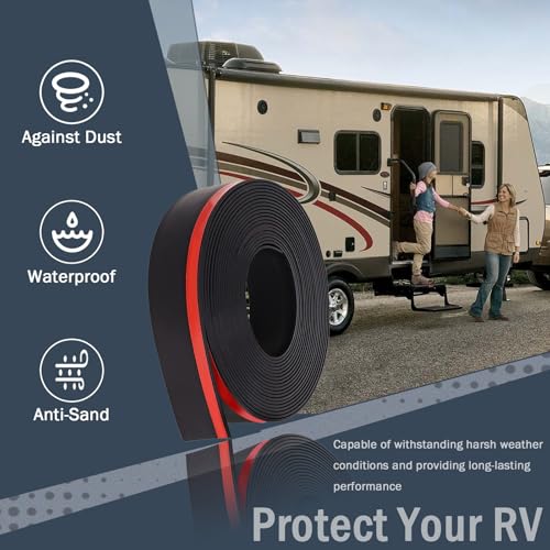 2-7/8 Inch RV Slide Out Seal, Rubber Weather Stripping Wiper(35Ft) - color: 2-7/8", size: 35 feet