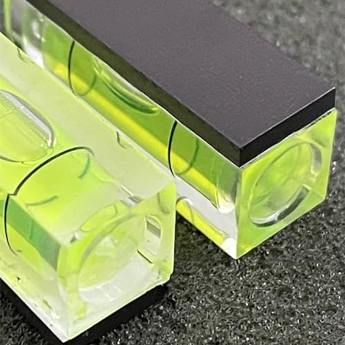ZUJHPYMI 6Pcs Magnetic Small Bubble Level 10x10x29mm Mini Square Bubble Spirit Levels Leveling Tools - size: 10x10x29mm, Magnetic