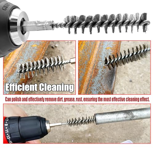 Stainless Steel Wire Brush for Drill with 1/4 Inch Hex Shank