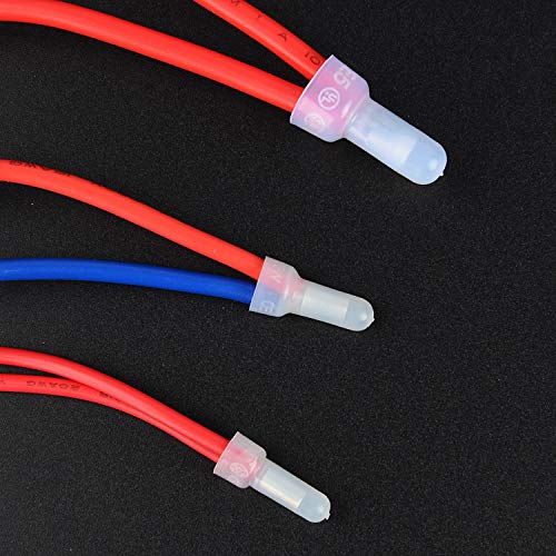 Nilight 300PCS Nylon Closed End Crimp Cap Electrical Terminal - color: 300Pcs Closed End Crimp Terminal