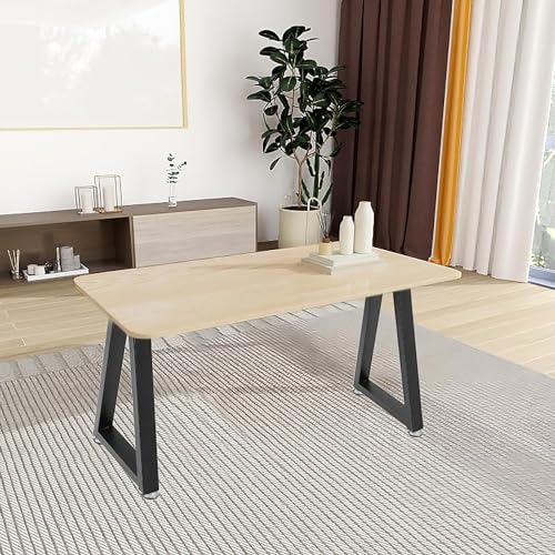 19 '' Trapezoid Metal Table Legs,Replacement Furniture Legs Set of 2 for DIY Coffee Tables, Bench, Modern Desks, Night Stands, Sofa(19.3”H x 13”W) - size: 19 '' Trapezoid
