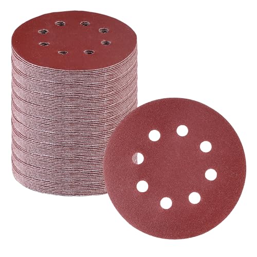WORKPRO Sanding Discs, 5-Inch 220 Grit 8-Hole Hook and Loop, 150 Pack - style: 150PCS 5 Inch 220 Grit