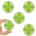 4Pack Round Level 32×7mm(1.26×0.27in) Level Bubble Tool - size: 4pcs 32x7mm