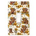 Highland Cow Sunflower Light Switch Cover Plates Toggle Switch Covers - color: Sunflower Highland Cow, size: Toggle Light Switch