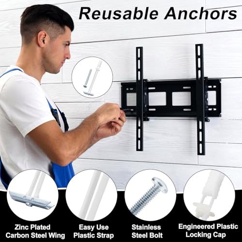 14 Pack Drywall Anchor with Included Bolts for 1/4-20 Fastener Size - size: 1/4"-20：Pack of 14