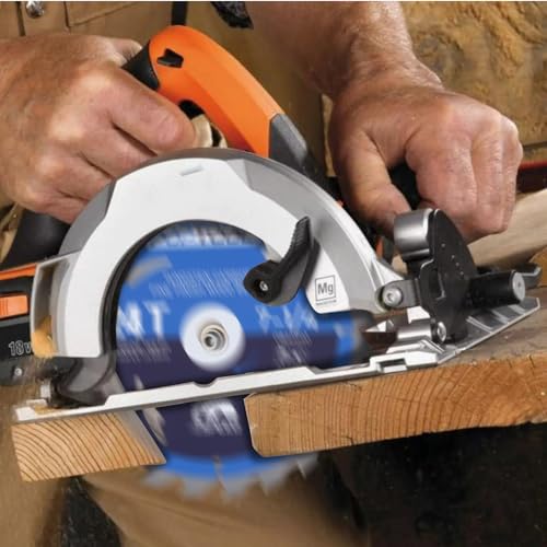 7-1/4 Inch Circular Saw Blade with Expansion Slots, Low Noise Design, Stress Relief Cut Blade for Smooth & Stable Wood Cutting