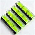 High precision mini bubble, double line small level bubble, three line flat ball, household level ruler can be turned 180 degrees (Magnetic, 80 * 17 * 15mm（4PCS)) - size: 80*17*15mm（4PCS)