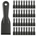 40 Pcs Plastic Putty Knife 2" Black Flexible Putty Knife Scraper Plastic Flexible Paint Scraper Tool for Spackling Repairing Walls Pasting Plaster Removing Wallpaper Applying Mud